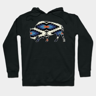 Bison Pattern - 6 Hoodie